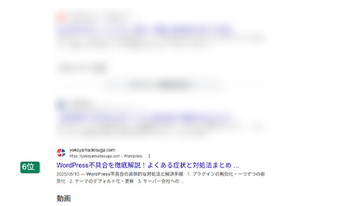 検索順位の実績8