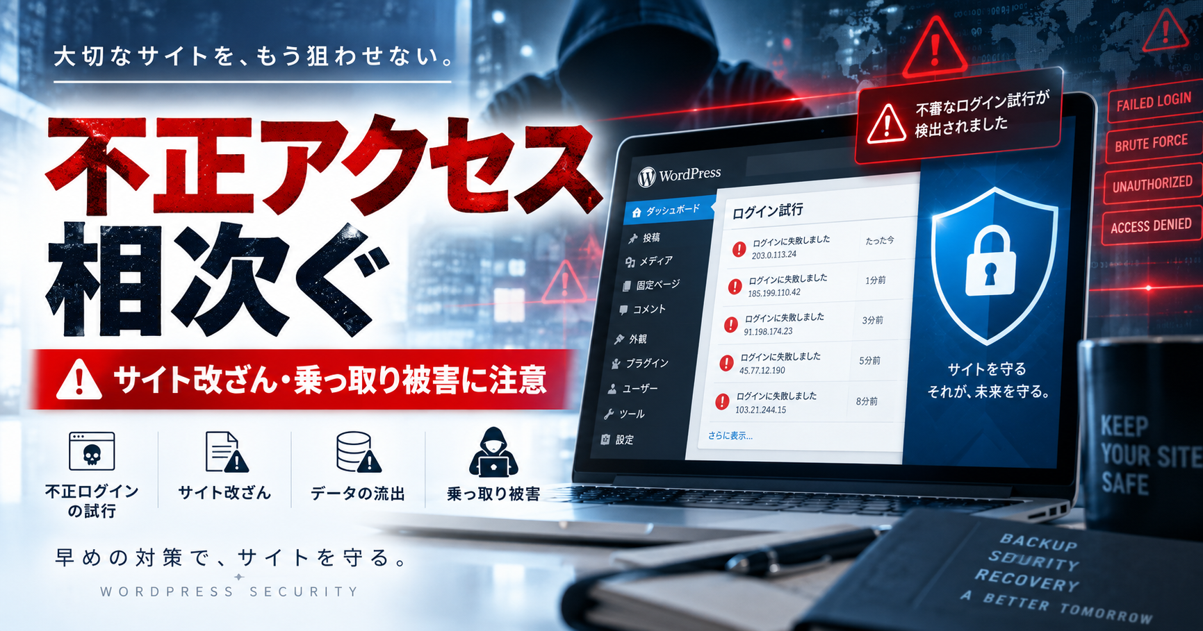 不正アクセス相次ぐ|大手企業6社の一次情報まとめ