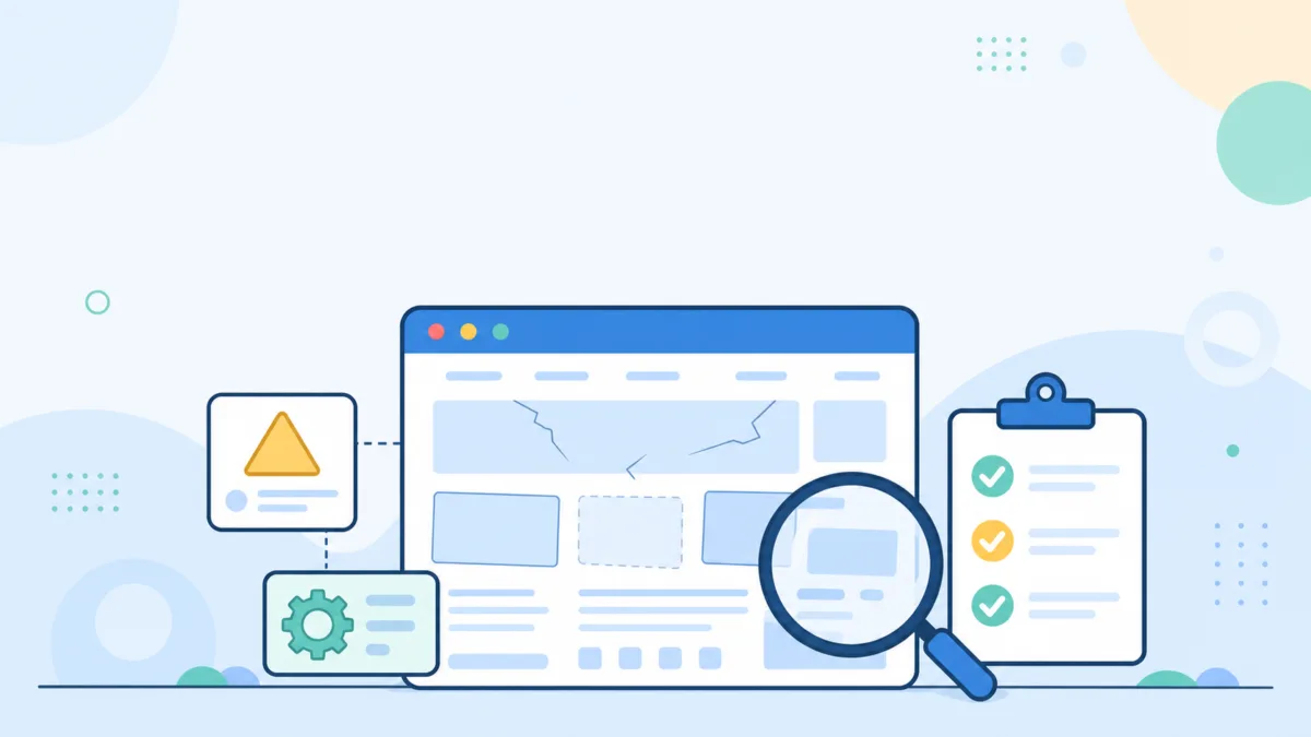 WordPress修正でよくある不具合と放置前の確認ポイントのアイキャッチ