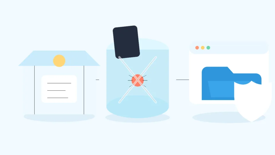 upgrade内の不審PHPを隔離してWordPressを安全に復旧するイメージ